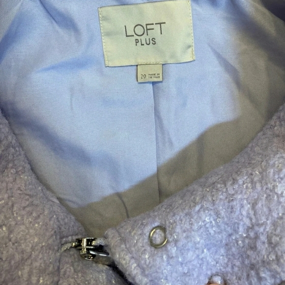 New Loft Plus Size Wool Coat - Picture 14 of 16
